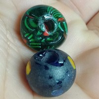 PHOENICIAN WONDERFUL OLD GLASS BEAUTIFUL GLASS BEAD