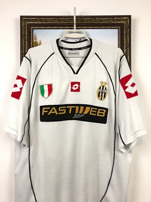 Juventus Away football shirt 2002 Soccer Lotto Maglia Jersey Rare