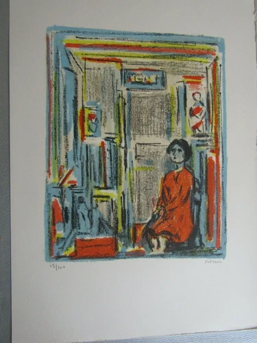 COTTAVOZ / Mourlot Lithograph. Signed by the artist and numbered