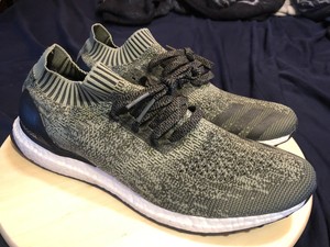 ultra boost uncaged olive green