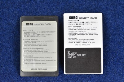 KORG M1用MSC-1S(PCMカード+プログラムカード) KORG M1用MSC-1S(PCMカード+プログラムカード) KORG M1用MSC-1S(PCM
