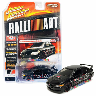 JOHNNY LIGHTNING 1/64 RalliArt 2004 Mitsubishi Lancer