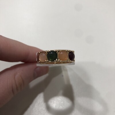 Beeline Gold 4 Stone Ring Band Medium