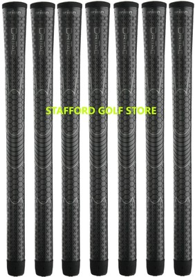 Winn Dri-Tac Long Golf Grips Standard Size 60R Core Gray Flexibility -Set of 7