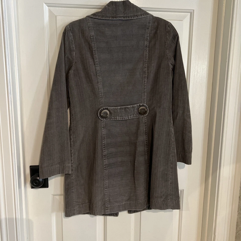 Jaqueta J Jill de veludo feminina grande Y2K vintage boêmia - Imagem 4 de 4