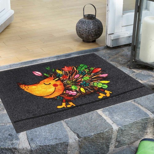 Salonloewe Funky Hedgy 2 Fußmatte 50 x 75 cm Sauberlaufmatte - Bild 2 von 10