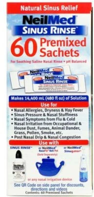 Neilmed Sinus Rinse 60 Pre Mixed Sachets