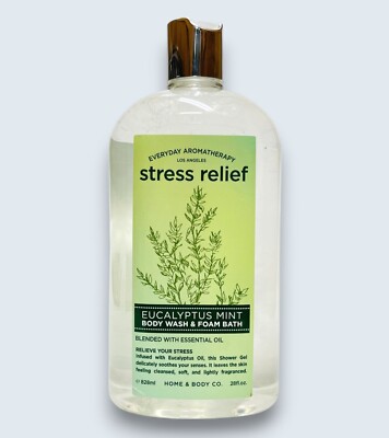 1 Everyday Aromatherapy EUCALYPTUS MINT Body Wash Foam Bath 28 oz