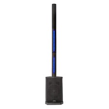 Kam KMPA600 Compact PA System with LED Lighting and Bags Bluetooth MP3 Mic USB