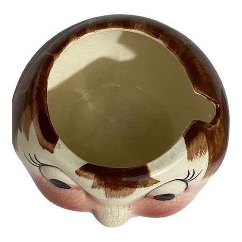 DeForest of California Mädchen Marmeladenglas Vintage handbemalt anthropomorph signiert - Bild 5 von 15