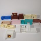 Vintage 50s Or 60s Plastic Dollhouse Furniture Lot - Brand Unknown