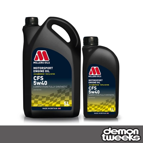 Millers Oils CFS Nanodrive 5W40 Synthetic Motorsport Engine Oil - 6L (5L & 1L)