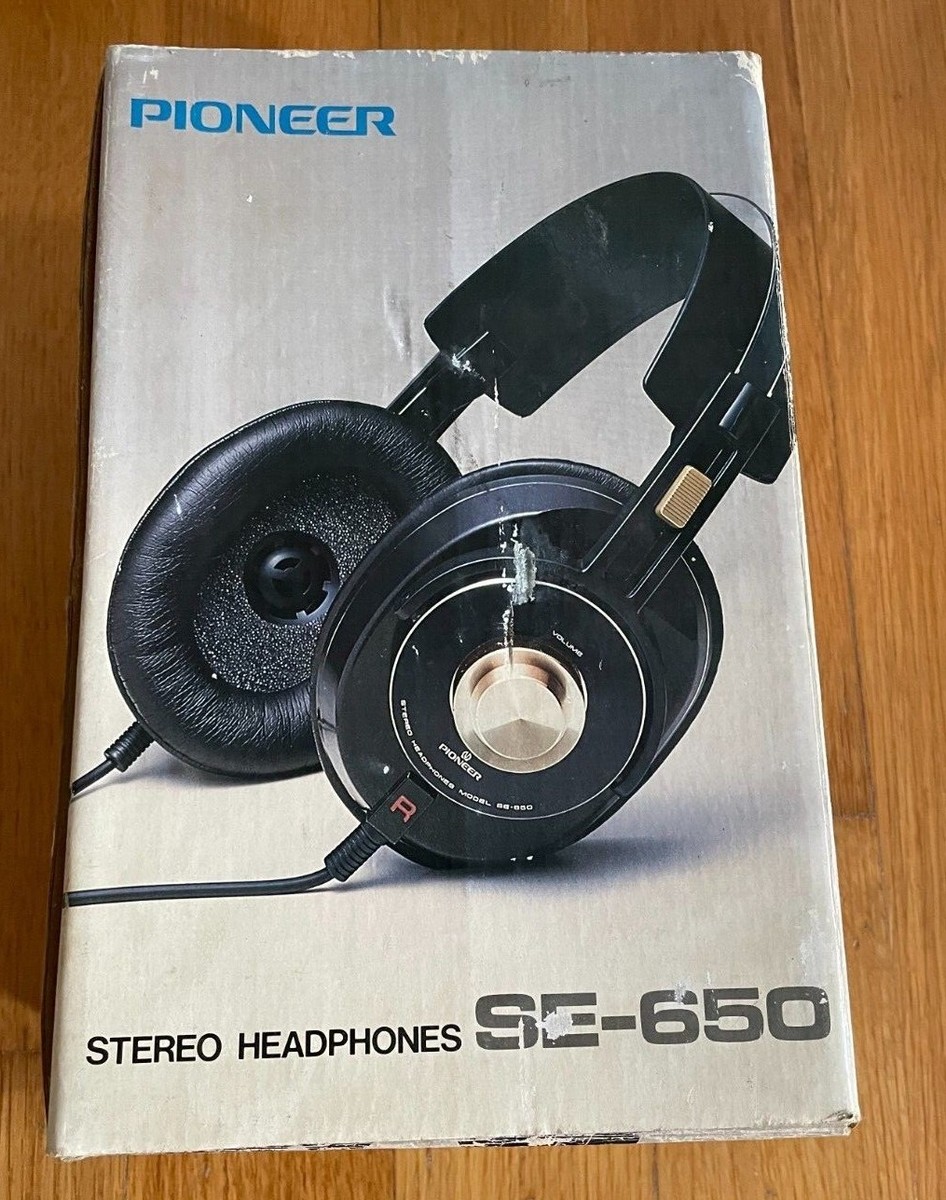 NOS Vintage Pioneer headphones se 650 | eBay