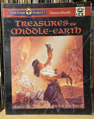 SCHÄTZE MITTELERDE RPG, MERP, RARE 2nd EDITION SOURCEBOOK 1994