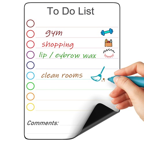 Magnetische To-Do-Liste A5 Für Den Kühlschrank - Magnetische To-Do-Liste Für ...