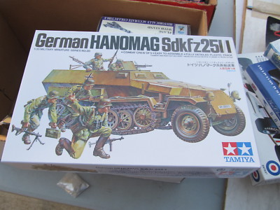 Tamiya German Hanomag Sdkfz 25/11 SEALED CONTENTS