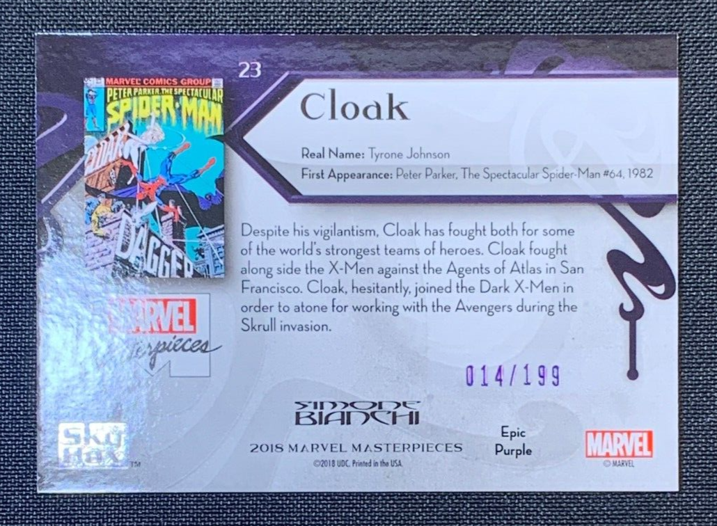 2018 Skybox Marvel Masterpieces 【Cloak】 $_57.JPG?set_id=8800005007