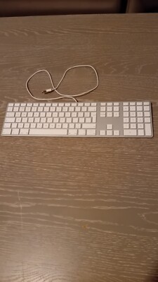 Apple A1243 Wired Aluminium Keyboard - Weiß