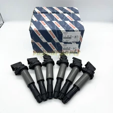 6Pcs UF522 Ignition Coils For Bosch BMW 550 545 650 745 750i X5 UF515 0221504100