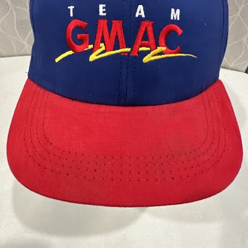 Team GMAC 50 5 24 Blue and Red Snap-Back Strap Hat by Morris Design - Picture 4 of 13