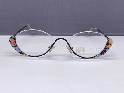 HAL Brille Damen Lesebrille klein Mehrfarbig Vintage Retro 1980er 5403