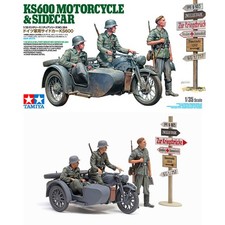 Tamiya 35384 KS600 & Sidecar 1:35 Model Kit