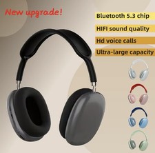 Wireless Headphones Bluetooth 5.3 Over-Ear HiFi Sound with Mic   New Upgrade