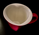 2021 Hallmark Valentines Day Heart Shaped Red & White Cup of Love Coffee Cup Mug — photo 3