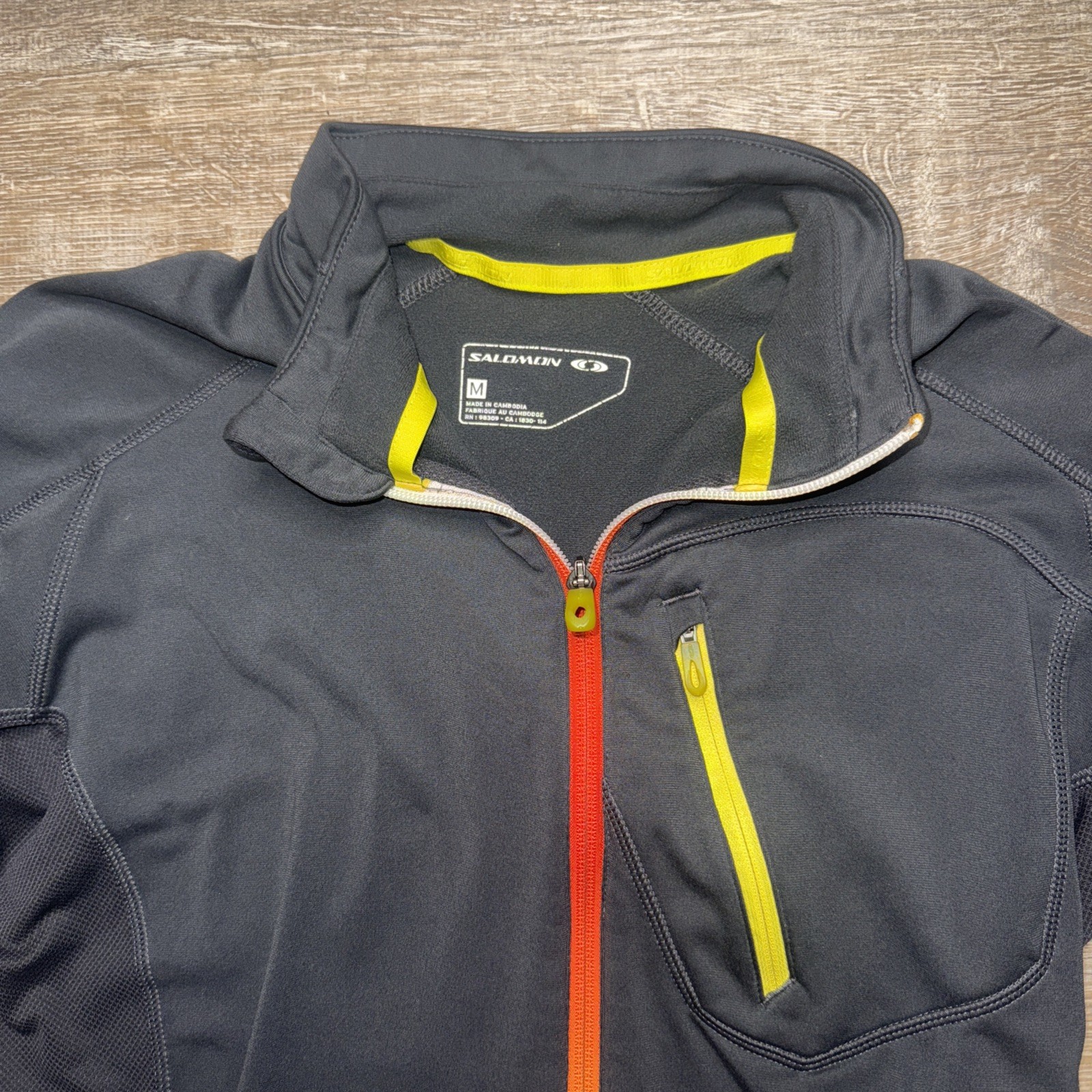 Salomon Active Zip Up Gradient Running Jacket Wom… - image 2