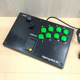 Sega Saturn Console with Virtua Gun, Hori Fighting Stick & 3 games Japan Gray