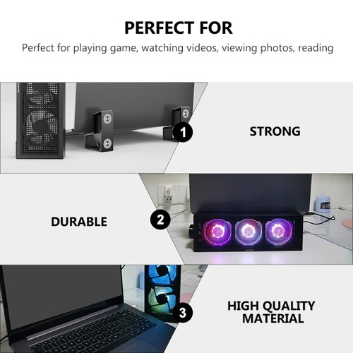 Laptop Radiator Cooling Stand Fans Notebook Heightened Professional Cooler - 第 4/12 張圖片