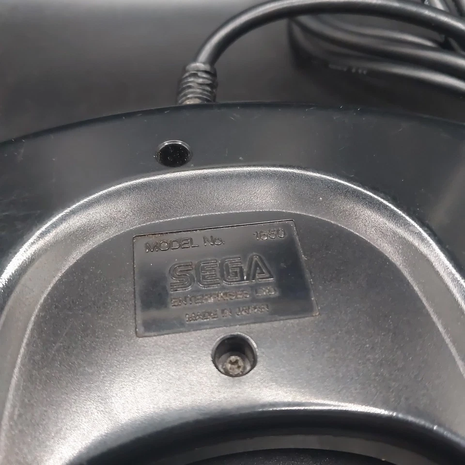 OEM Sega Genesis 3 Button Controller Model 1650 - Black For Parts Untested - Image 3 of 4