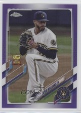 2021 Topps Chrome Purple Refractor 279/299 Devin Williams #98 4c5