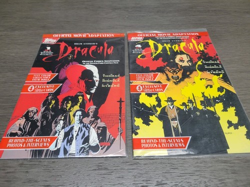 Drácula #1 #4. Cómics de Topps. Juego de 2 fogones Bram Drácula sellados - Imagen 16 de 23