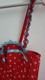 Vintage Red Polka Dot Corset Top | Y2K Lingerie | Ann Summers | Never Worn