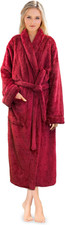 PAVILIA Premium Womens Plush Soft Robe Fluffy, Warm, Fleece Sherpa Shaggy Bathro