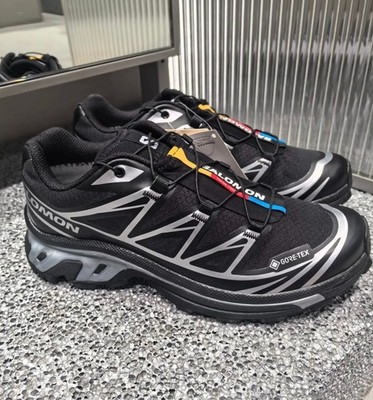 NEW Salomon XT-6 Outdoor Hiking Shoes GTX Black Silver Men s shoe