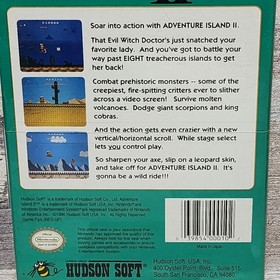 Adventure Island II 2 (Nintendo NES) NEW Factory Sealed - RARE