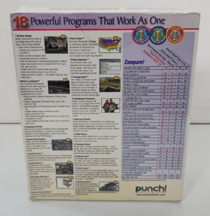 Punch Software Home Design  Architectural Series 18 Software and Guide - Image 4 of 4