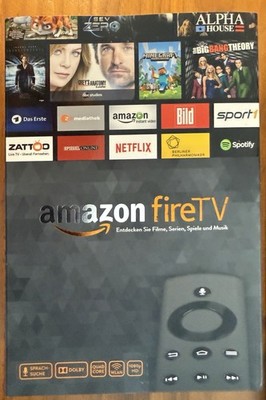 Amazon Fire TV Box 1. Generation CL1130 8GB 1080p Fernbedienung OVP