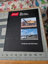 1990's? Marion Brochure 4 Pages Walking/Crawling Draglines & Shovels