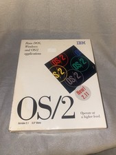 Vintage  NOS IBM OS/2 FOR WINDOWS VERSION 2.1...