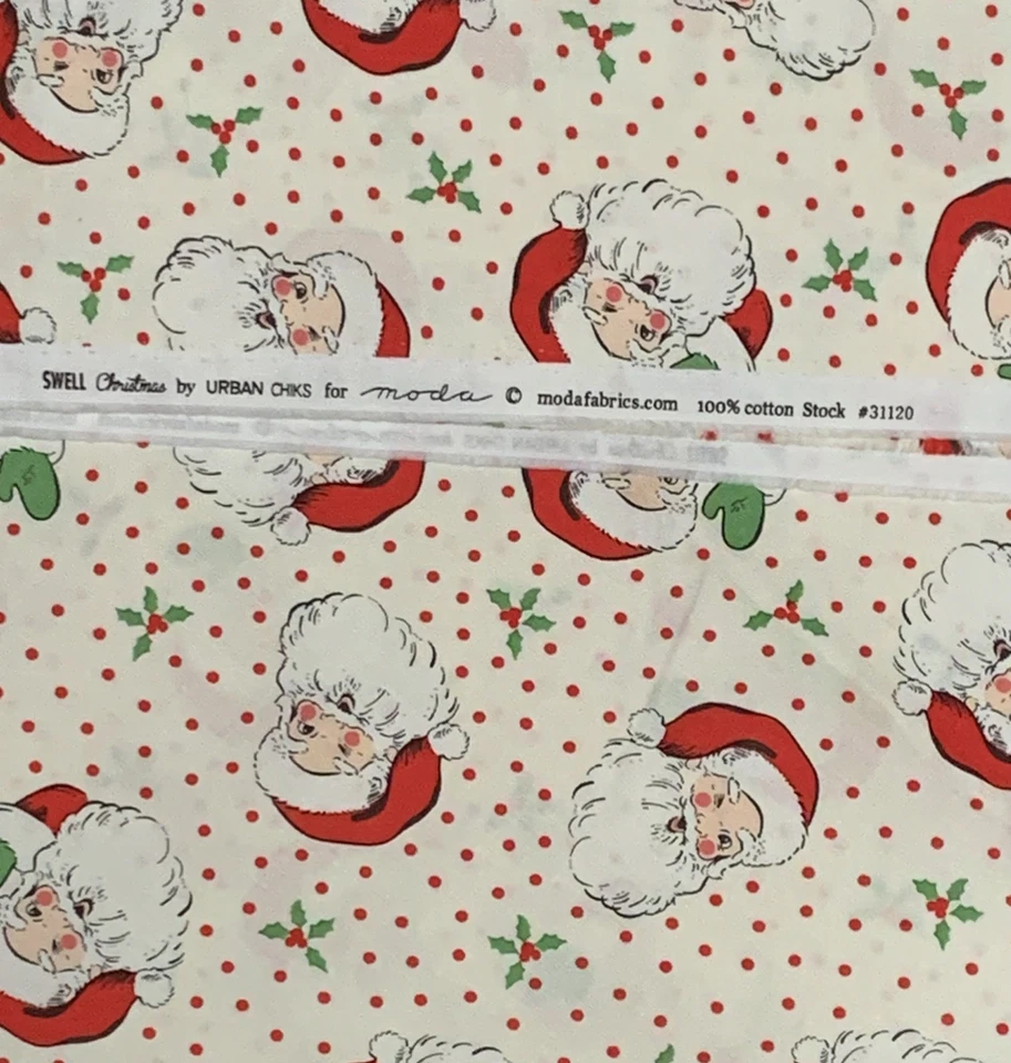 *OOP/VHTF* Swell Christmas de Urban Chiks para Moda #31120 vendido por FQ 18”x21” Foto 2 de 4