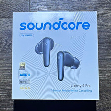 soundcore Liberty 4 Pro Bluetooth True Wireless ANC In-Ear Earbuds Black