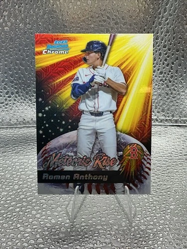 2025 Bowman Chrome Prospects Roman Anthony Meteoric Rise Mojo Refractor # MR-25