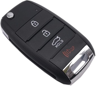 Flip Key Fob Shell Case fit for Optima Rio Soul Sorrento Sportage Keyless Entry