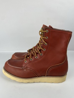 Red Wing Irish Setter 879 Moc Toe Brown Leather Boots Men's Size 9