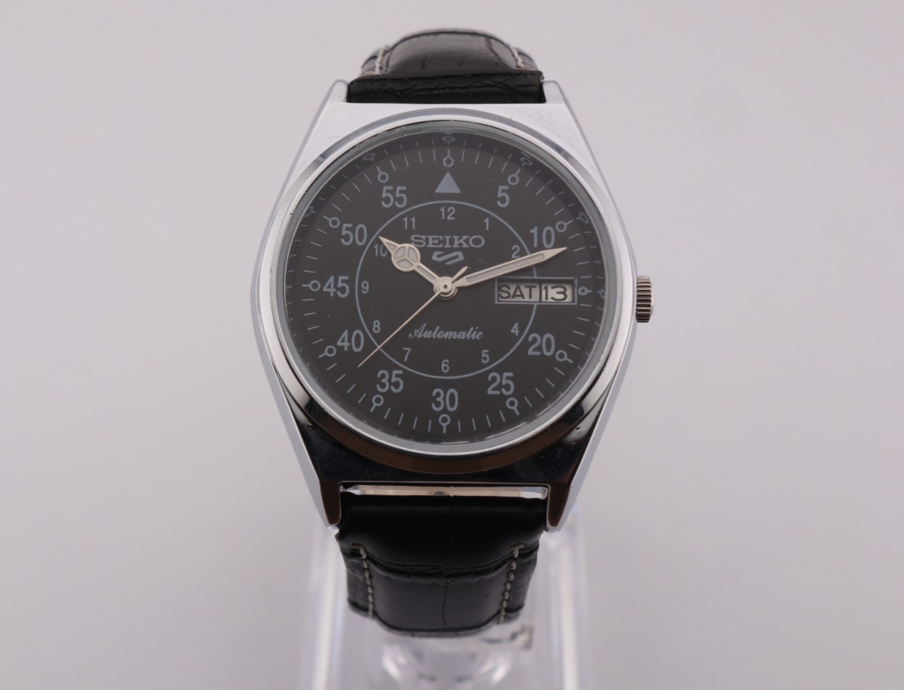 Vintage Seiko 5 Automatic 6309A 17Jewels D/D Japan made Man's Wrist Watch
