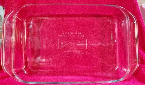 Vintage PYREX 2233 Clear Glass 9 by 13 inch 3Qt Casserole Dish