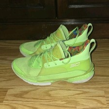 Under Armour Curry 7 Sour Patch Kids Lime Steph Curry Green Men's Basketball La…